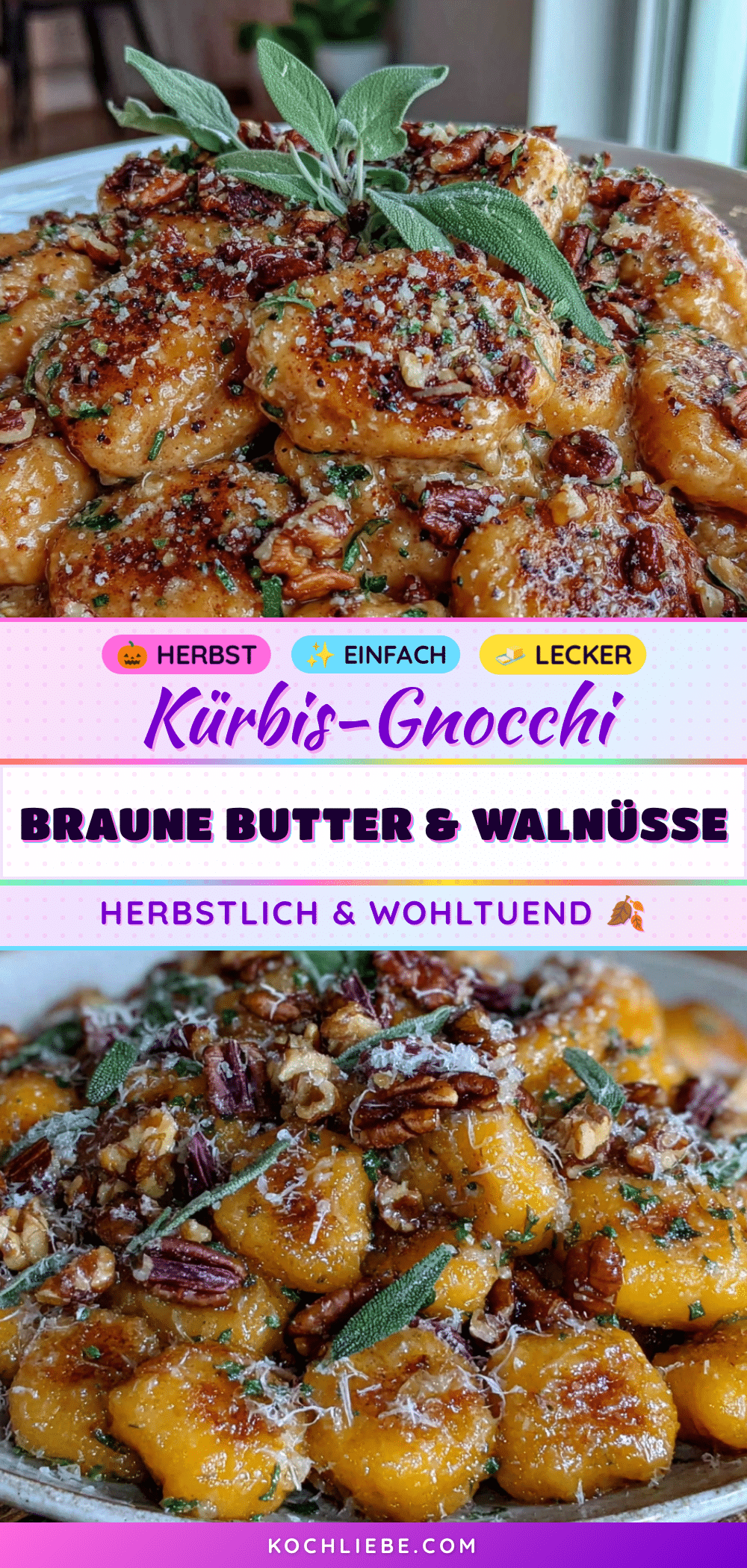 Einfache Kürbis-Gnocchi mit brauner Butter recipe
