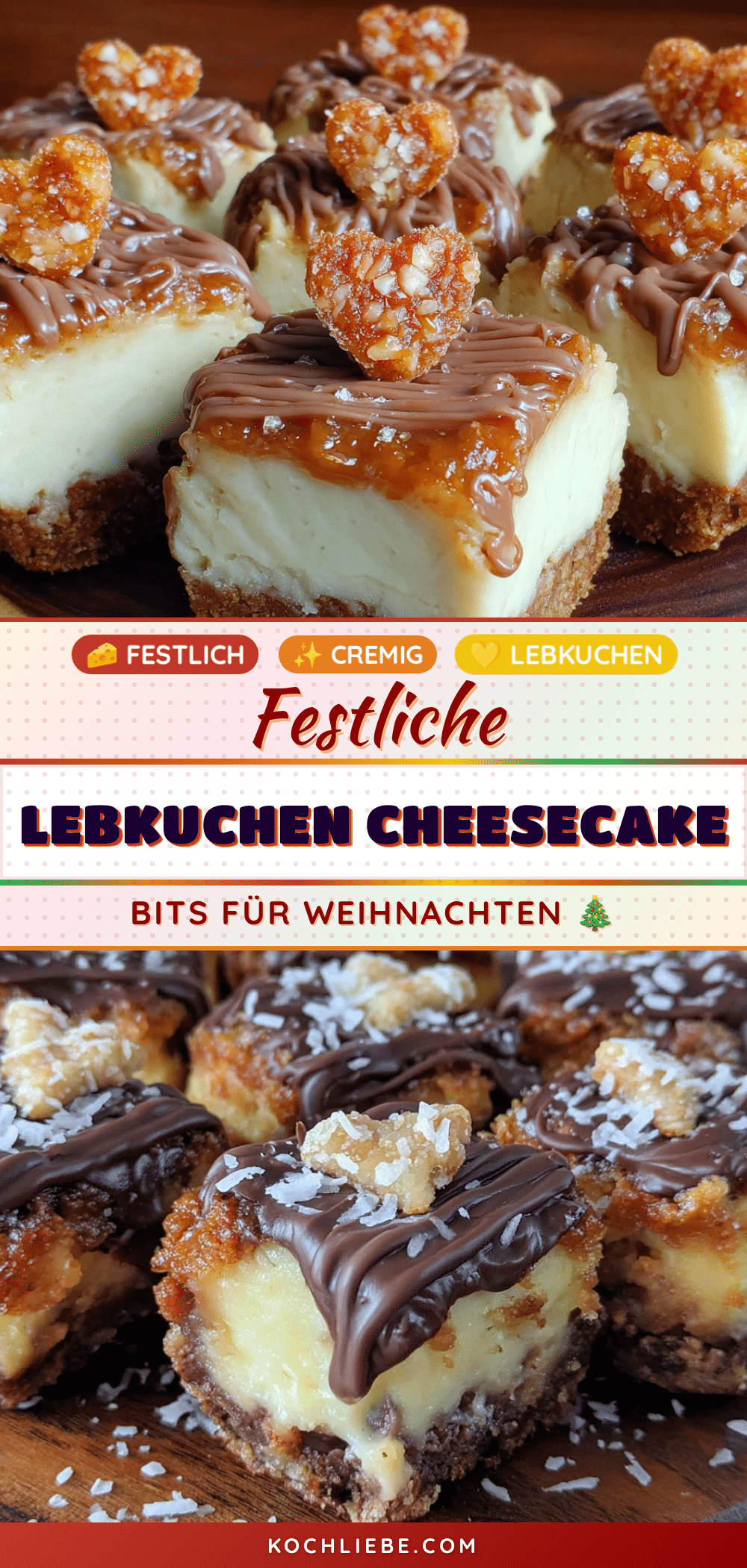 Festliche Lebkuchen-Cheesecake-Bites recipe