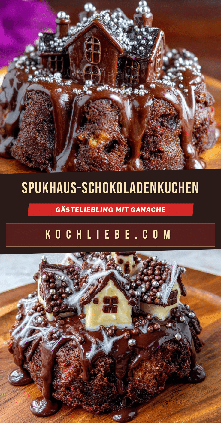 Grüner Spukhaus-Schokoladenkuchen recipe