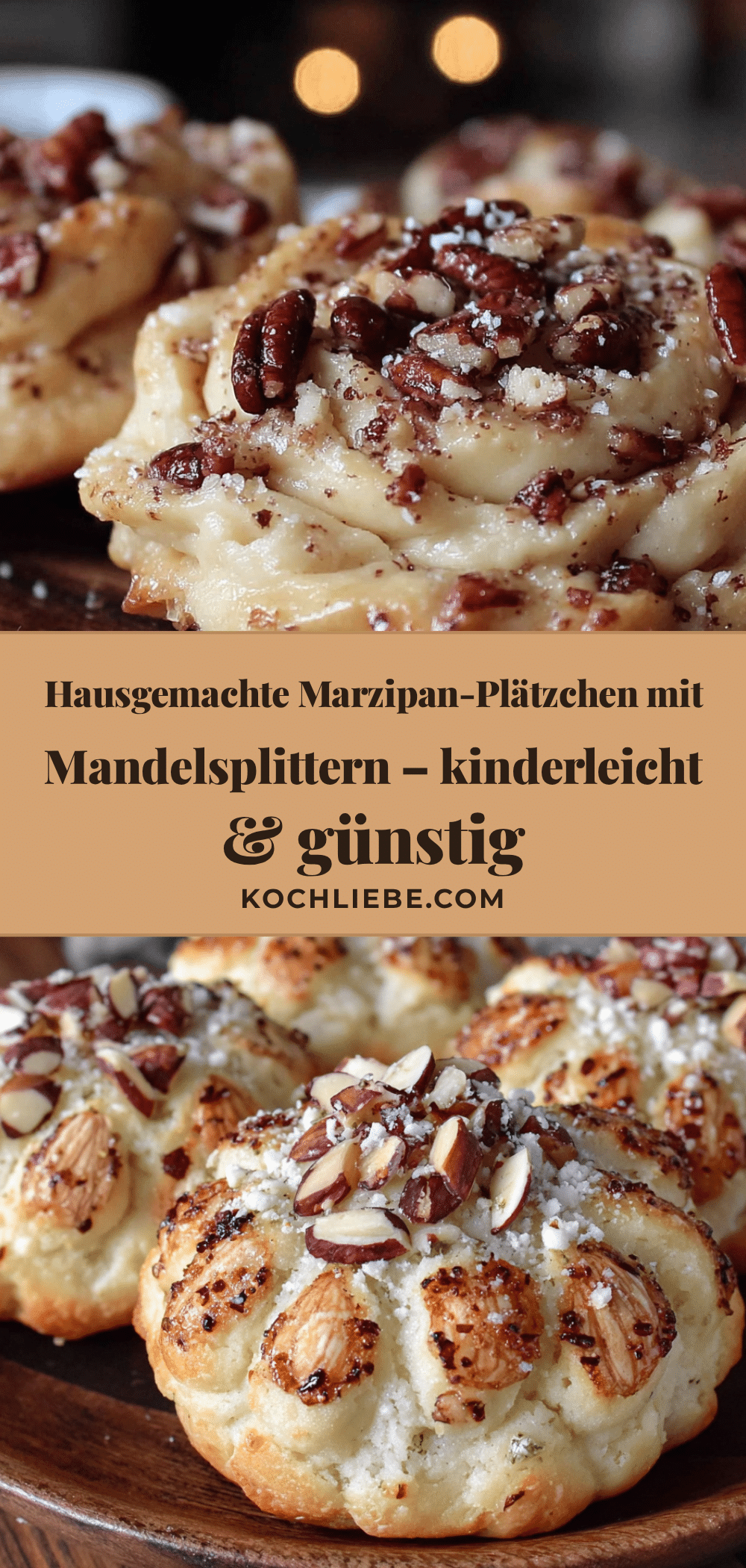 Hausgemachte Marzipan-Plätzchen recipe