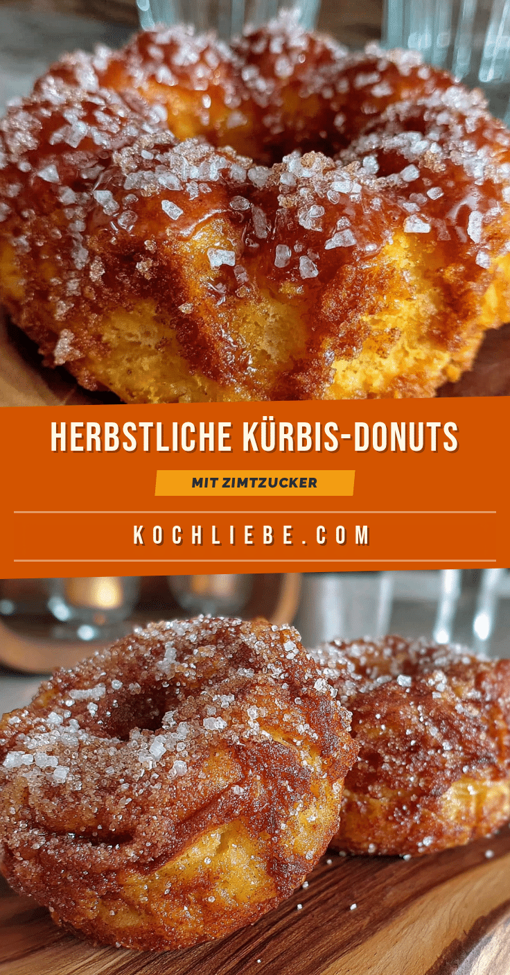 Herbstliche Kürbis-Donuts mit Zimtzucker aus dem Airfryer recipe