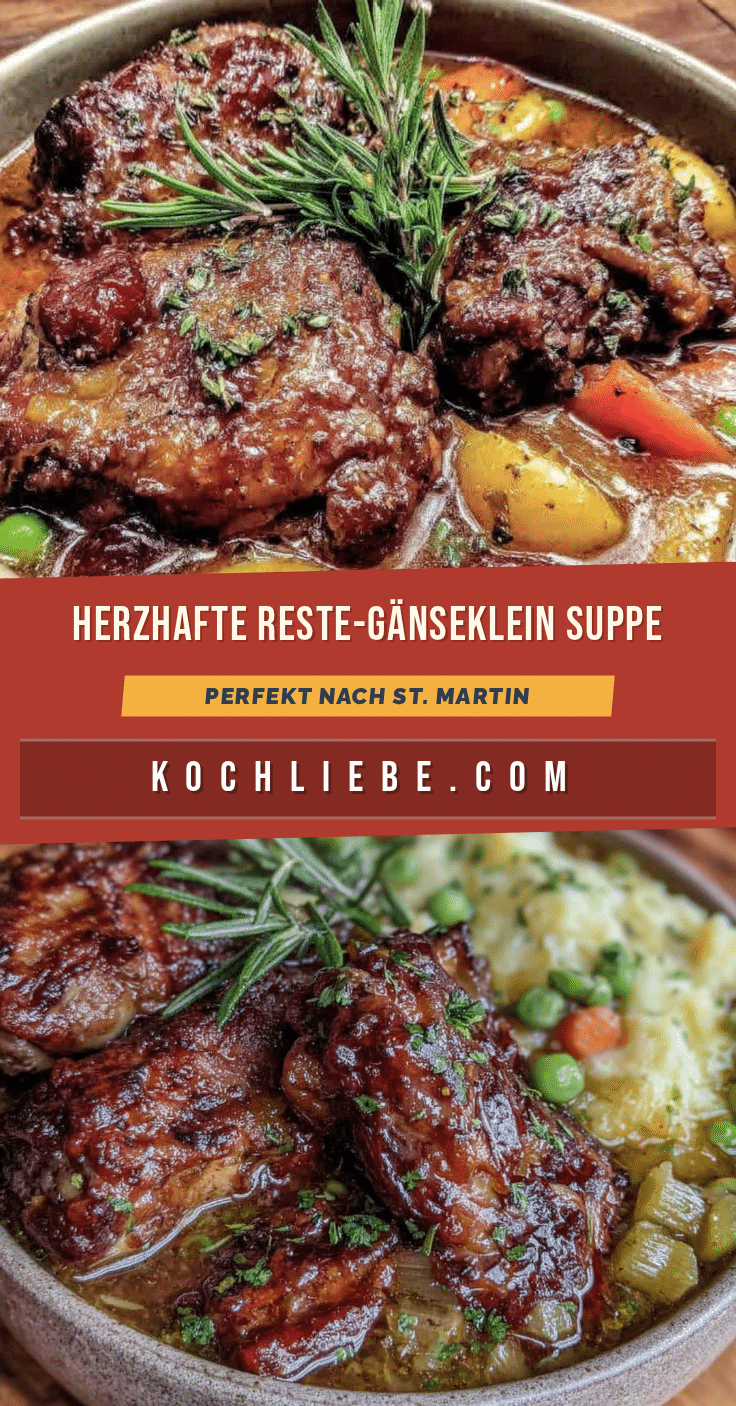 Herzhafte Reste-Gänseklein Suppe recipe