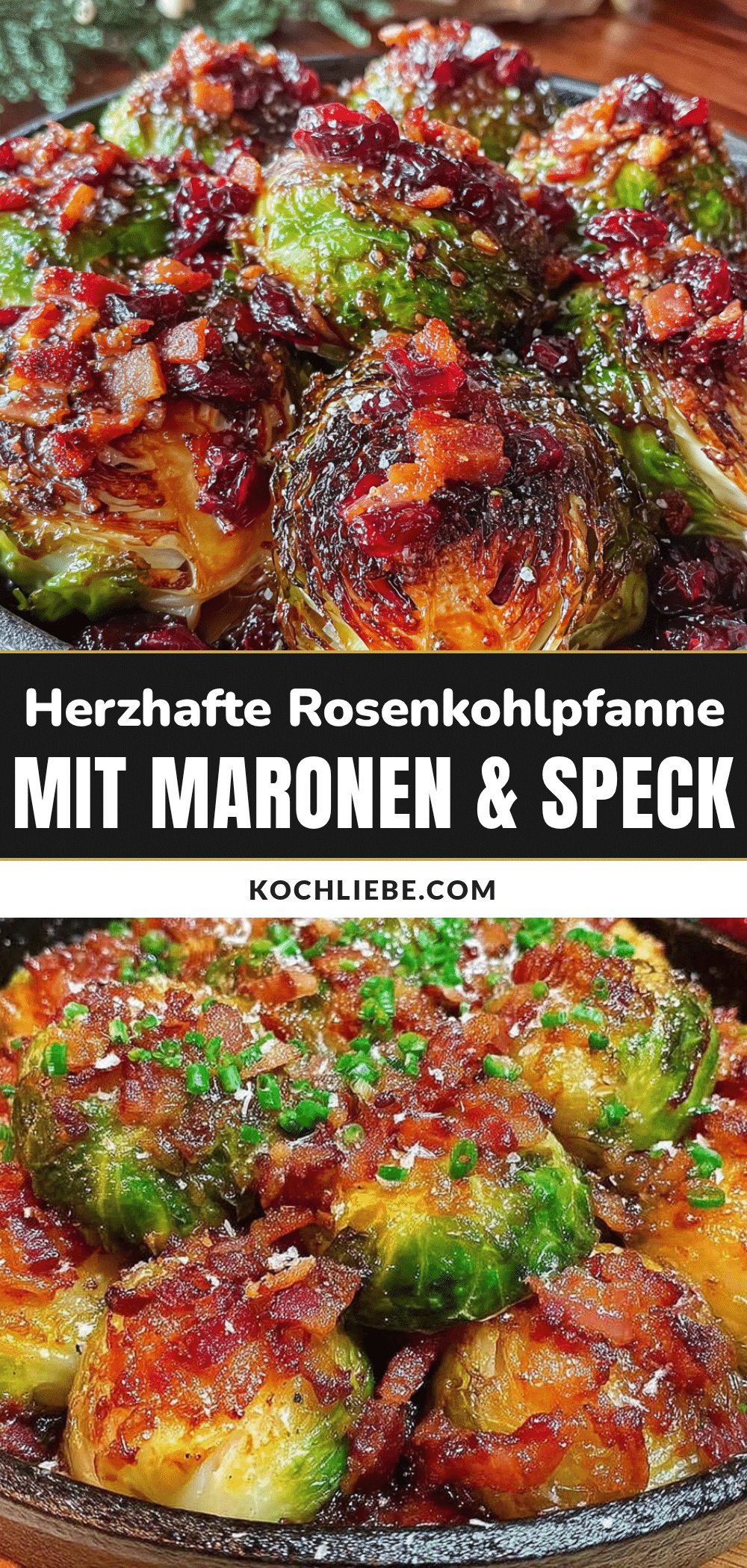 herzhafte Rosenkohlpfanne mit Maronen recipe