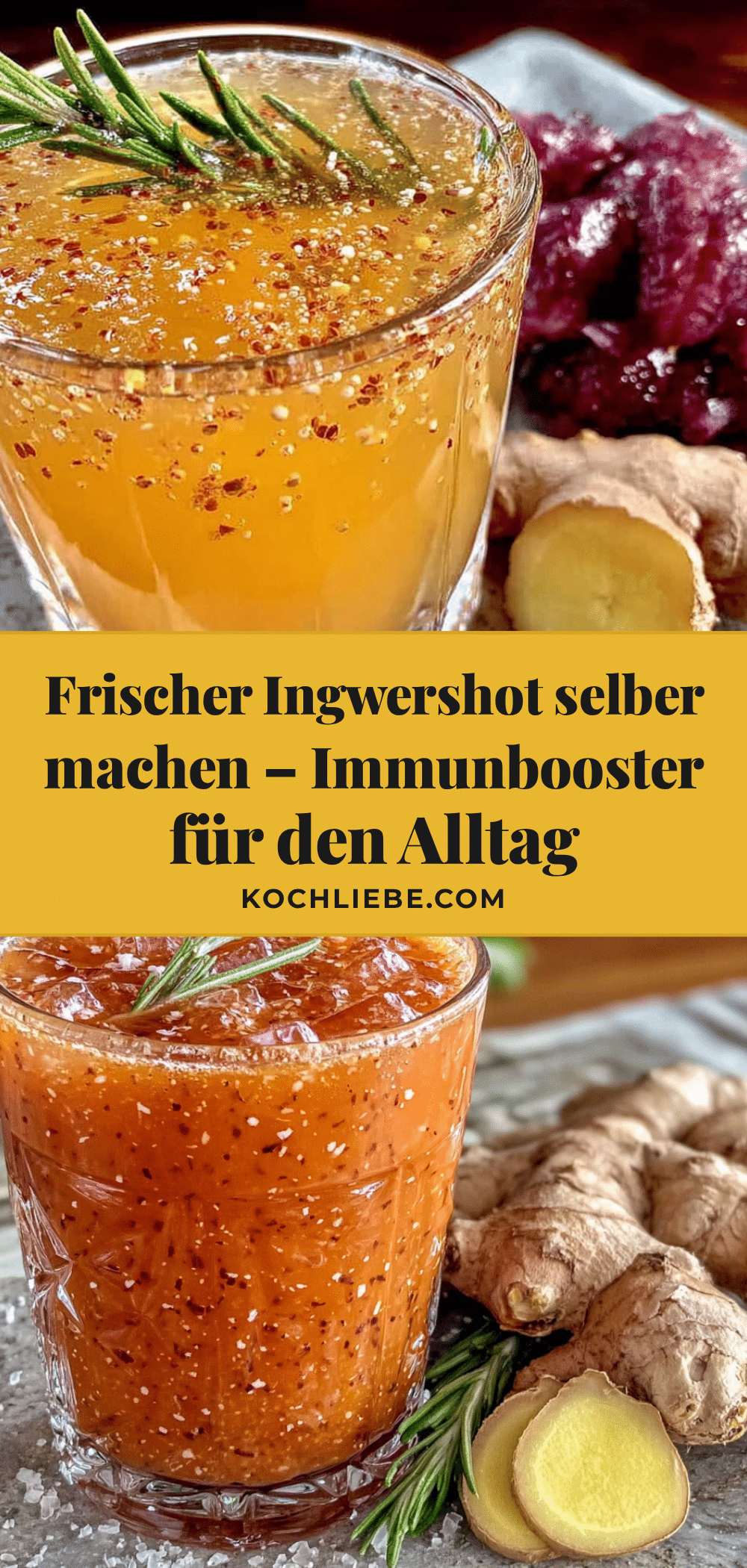 Ingwershot selber machen recipe
