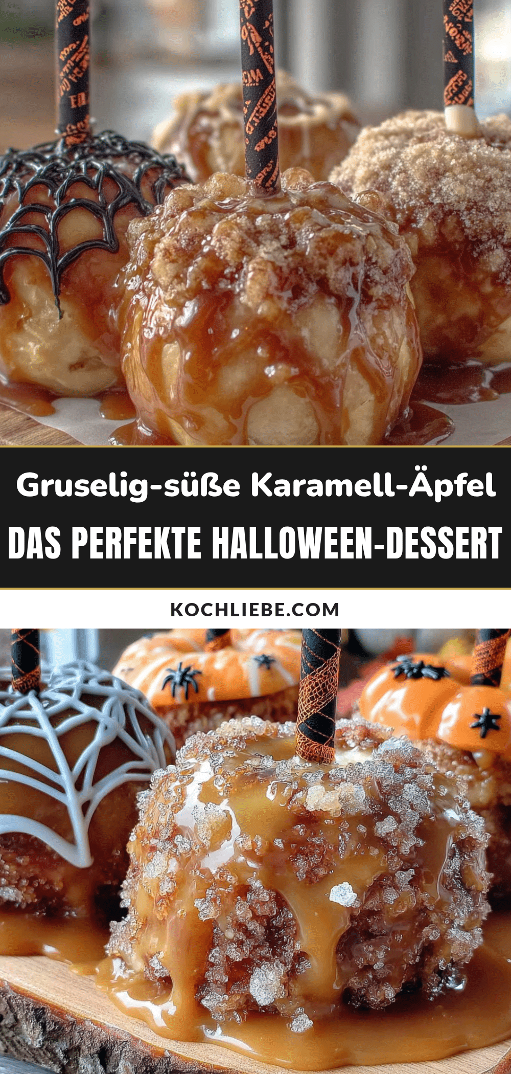 Karamell-Äpfel Halloween recipe