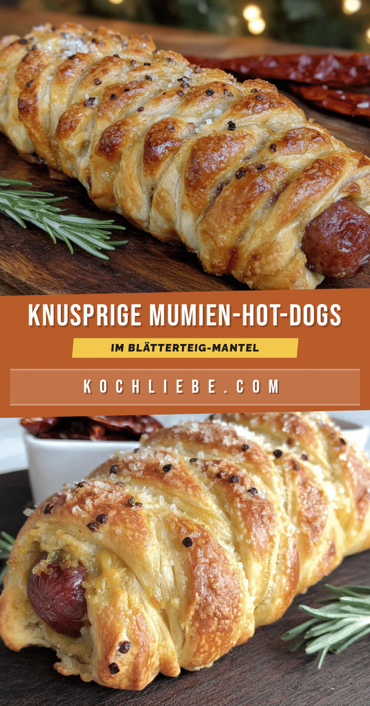 Knusprige Mumien-Hot-Dogs recipe