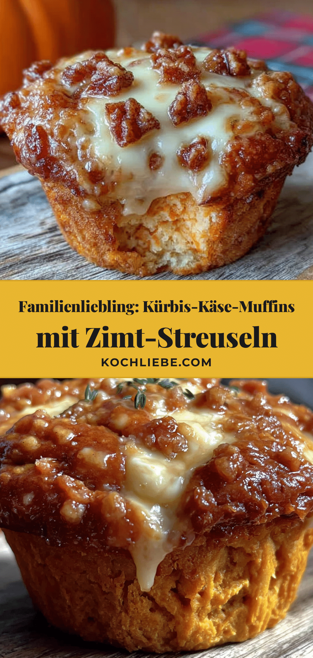 Kürbis-Käse-Muffins recipe