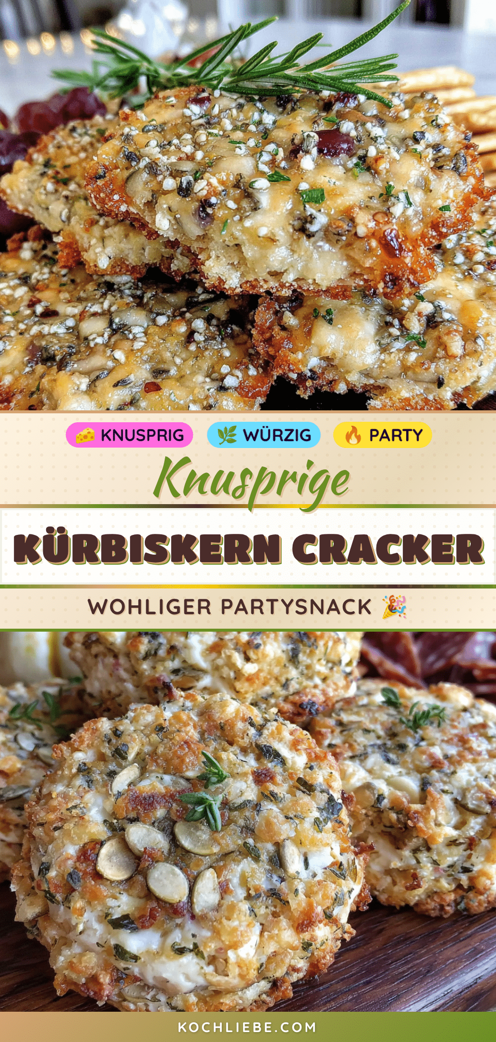 Kürbiskern-Cracker recipe