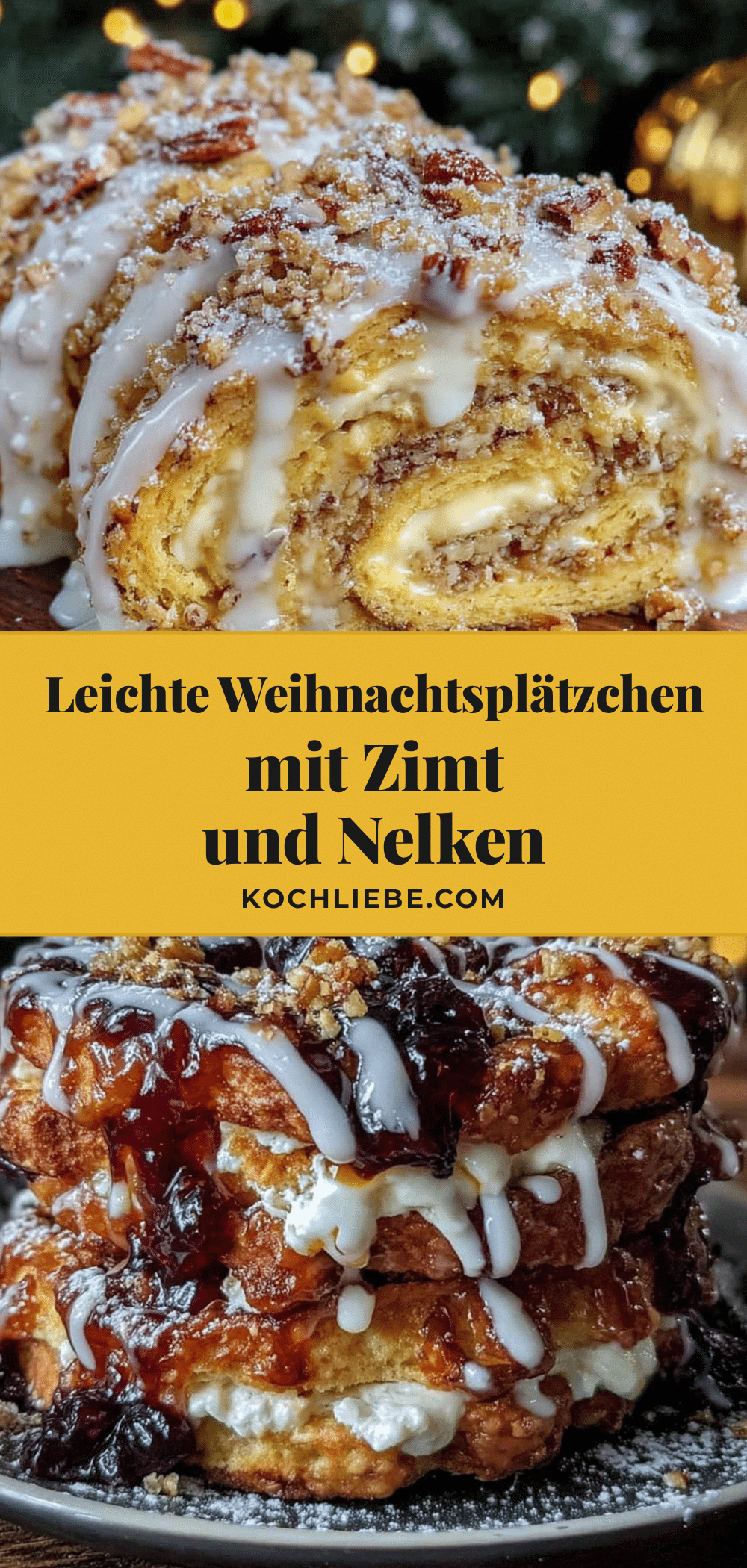 Leichte Weihnachtsplätzchen mit Zimt und Nelken recipe