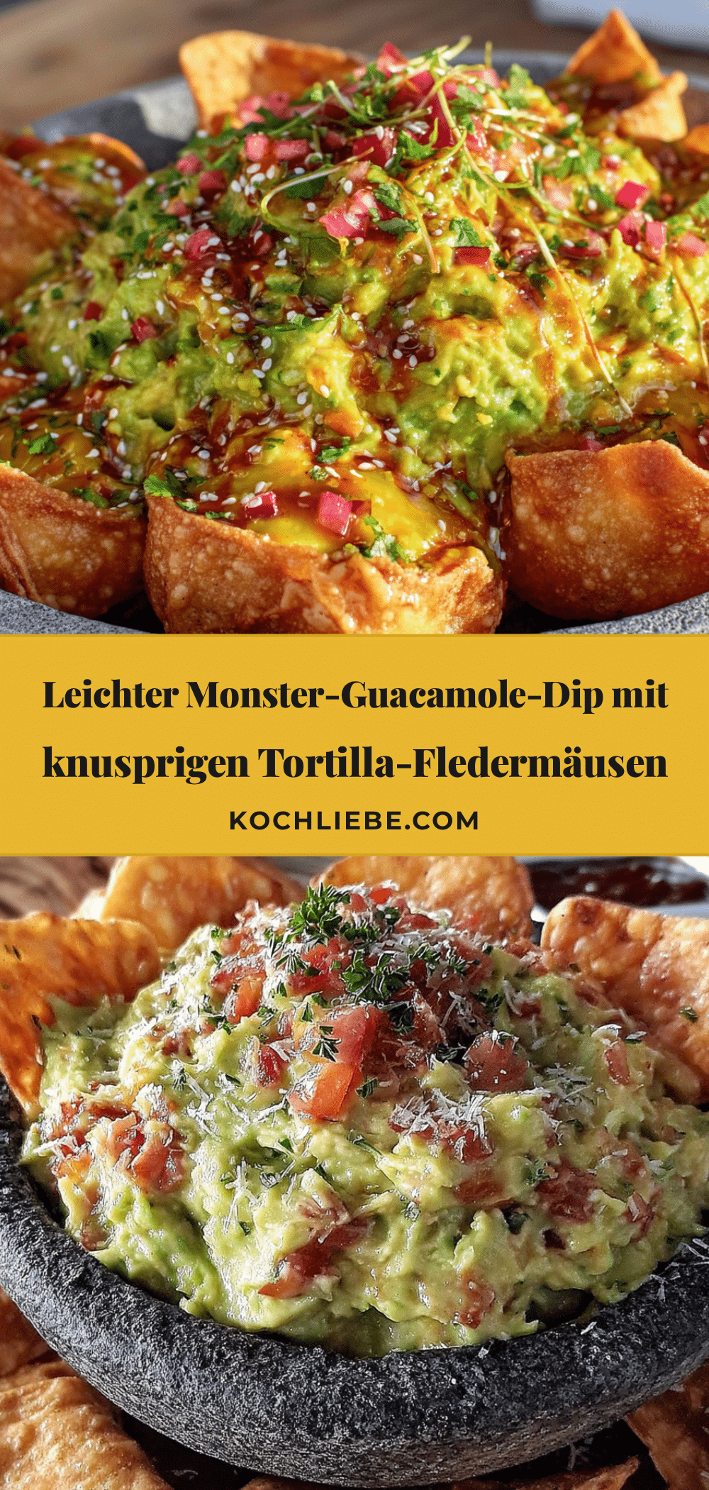 Leichter Monster-Guacamole-Dip recipe
