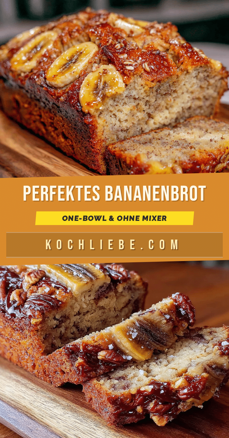 Perfektes One-Bowl-Bananenbrot ohne Mixer recipe