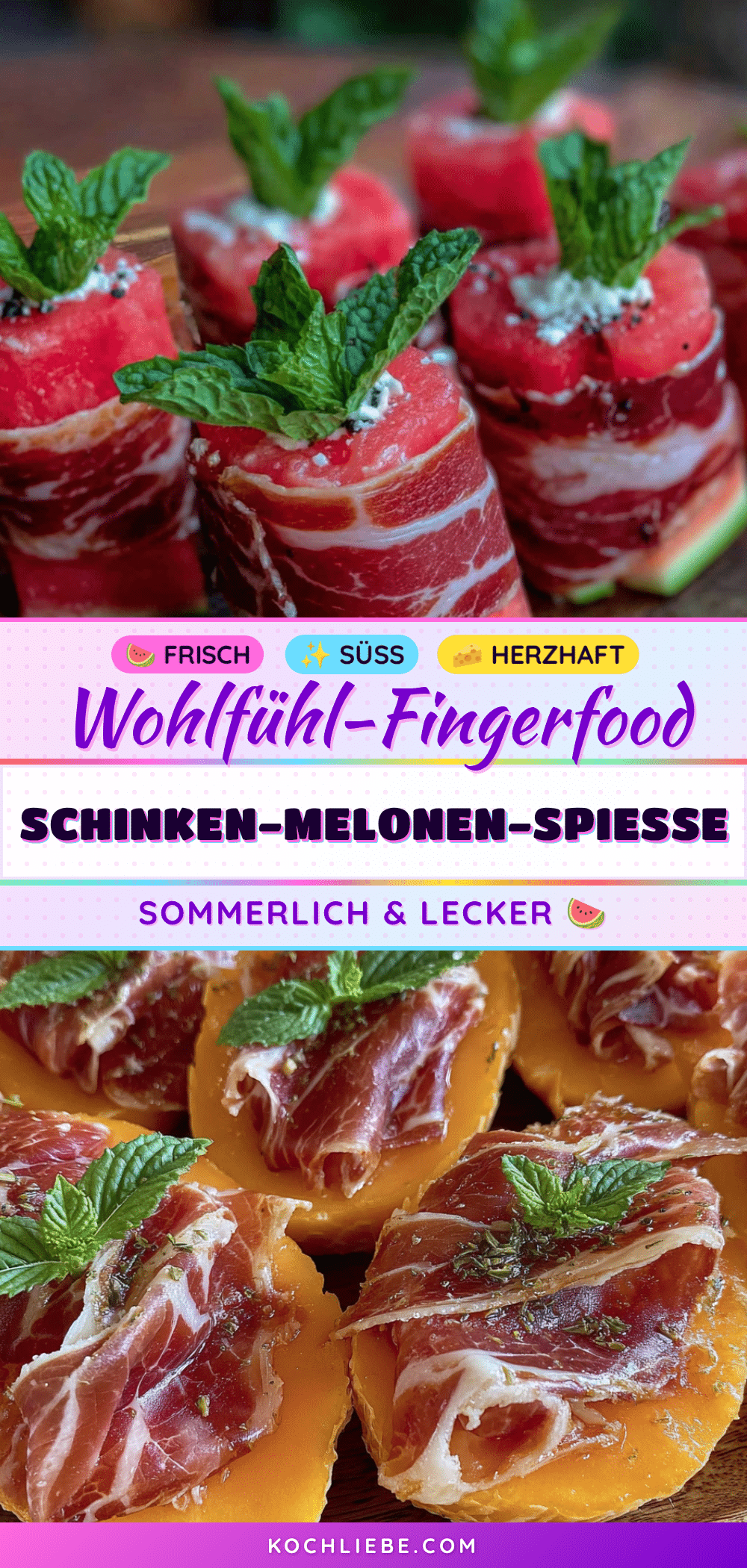 Schinken-Melonen-Spieße recipe