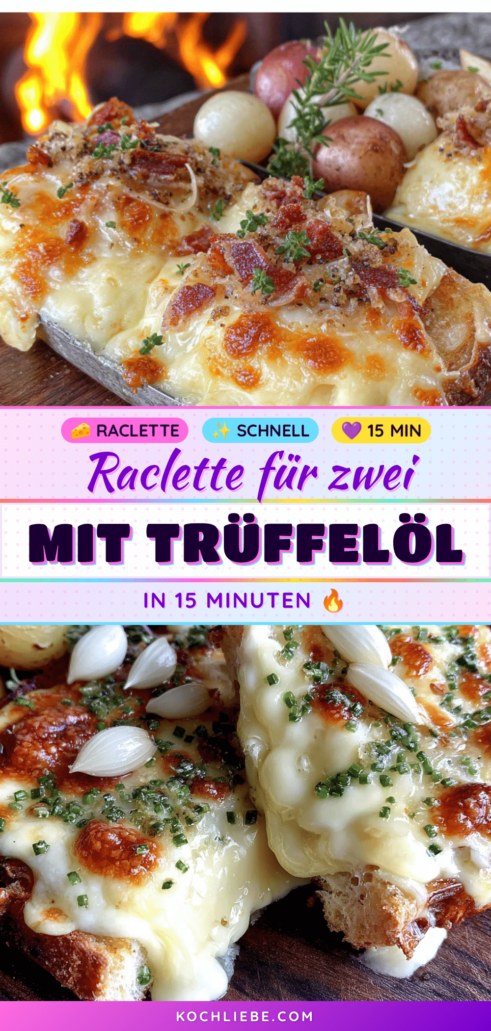 Schnelles Raclette für zwei mit Trüffelöl recipe
