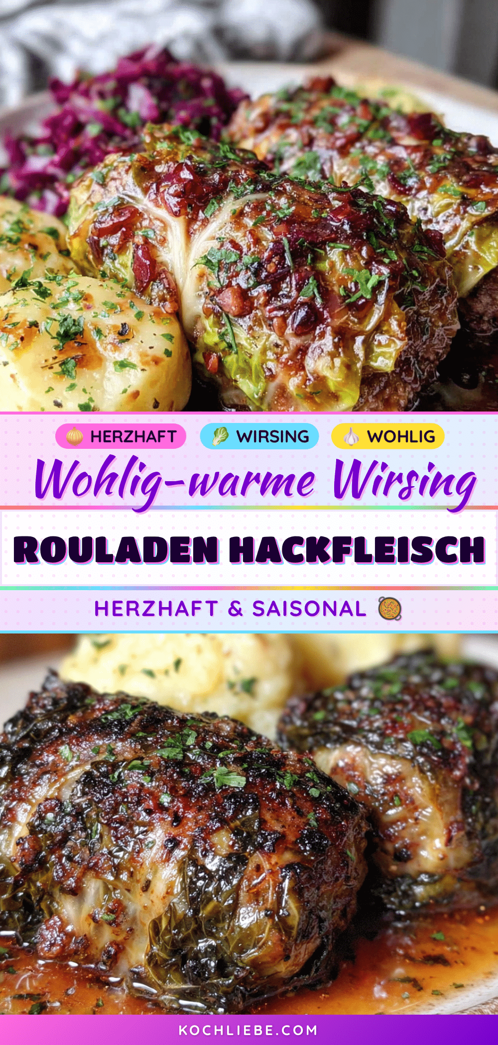 Wirsing-Rouladen mit Hackfleischfüllung recipe