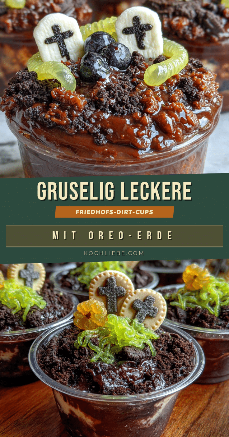 Beste Oreo-Dirt-Cups für Halloween recipe