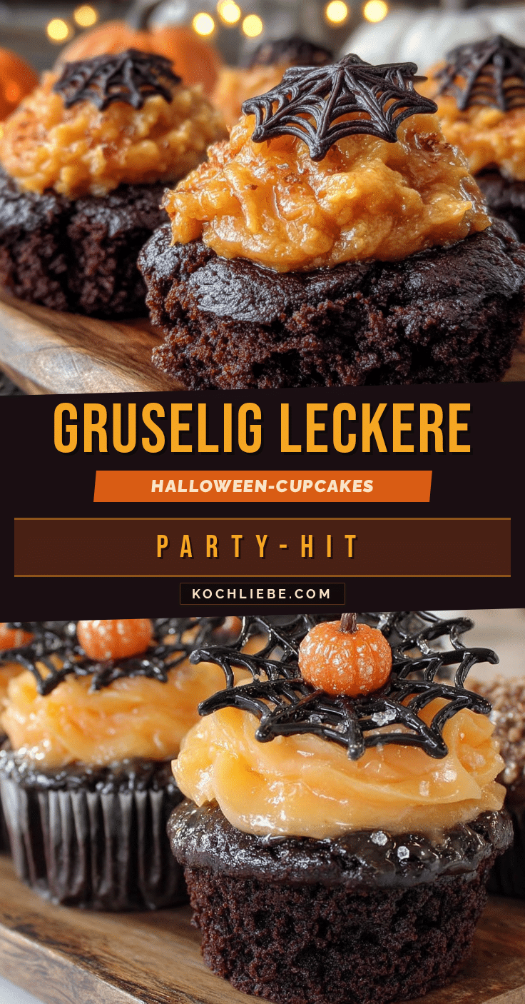 Halloween-Cupcakes mit Orangen-Frosting recipe
