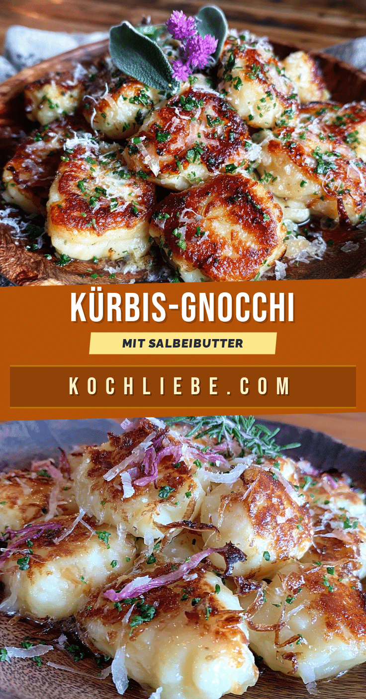 Kürbis-Gnocchi mit Salbeibutter recipe