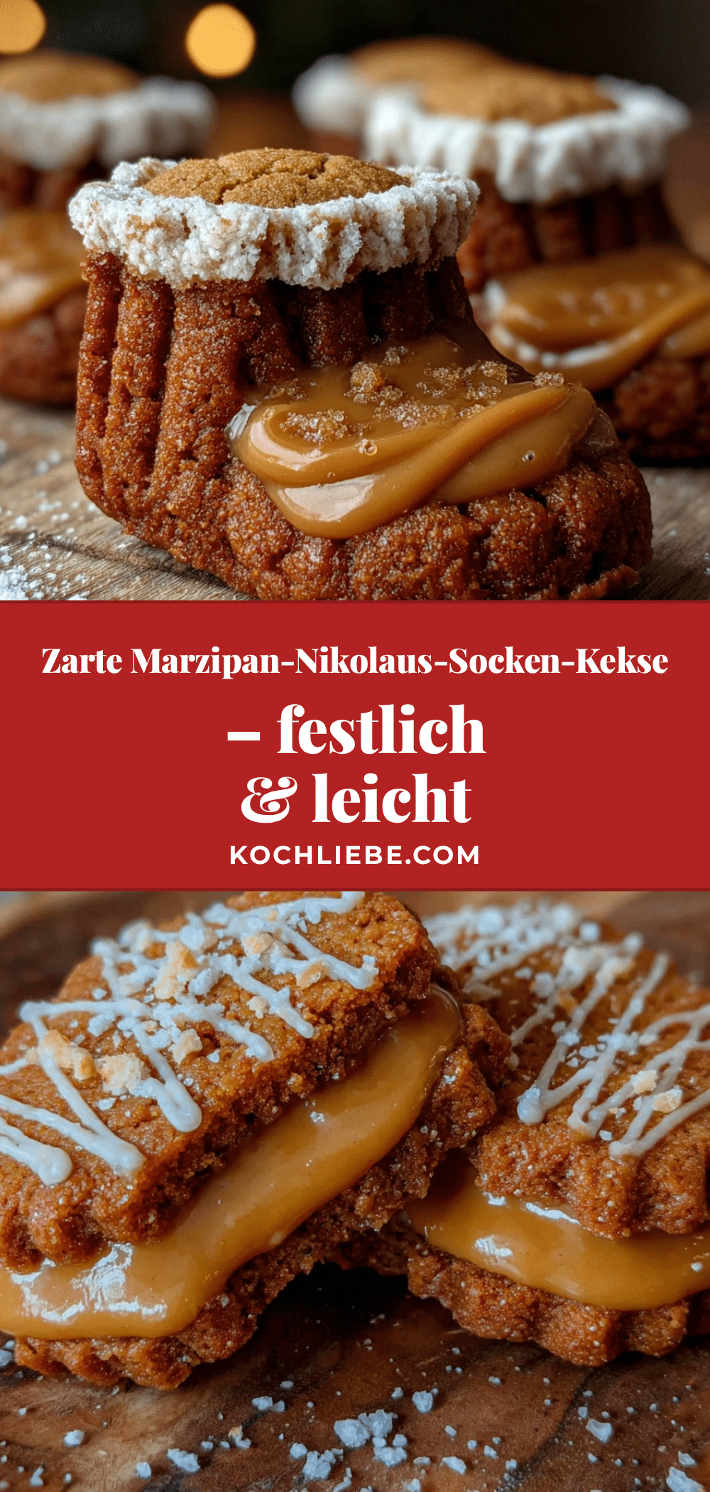 Marzipan-Nikolaus-Socken-Kekse recipe