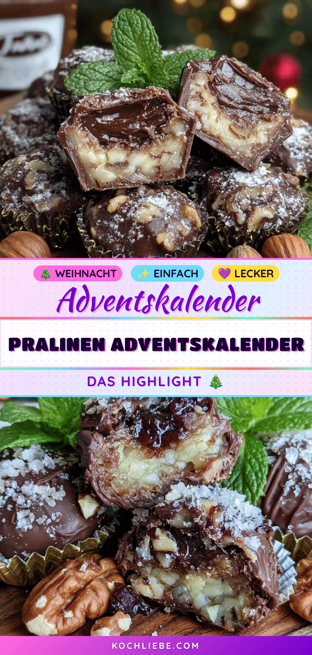 Selbstgemachte Adventskalender-Pralinen recipe