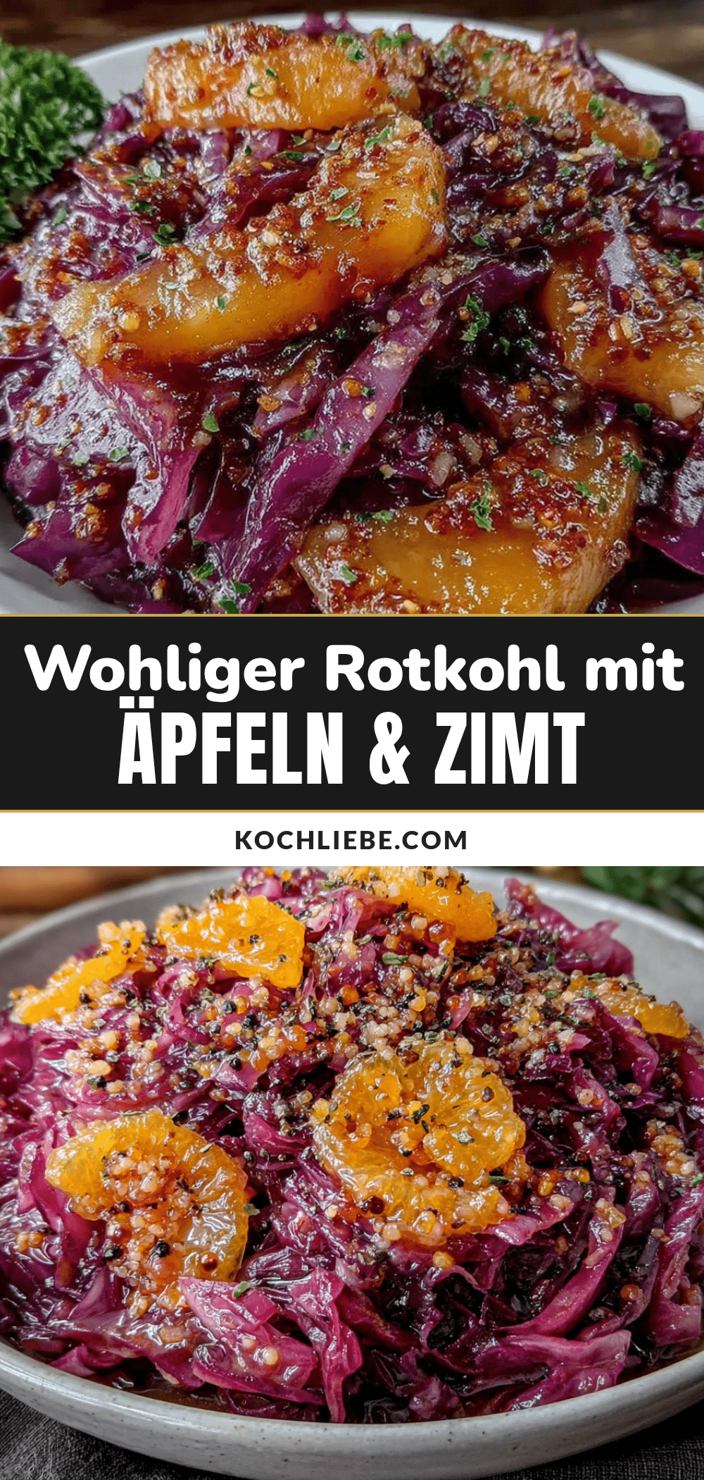 Wohliger Rotkohl mit Äpfeln und Zimt recipe