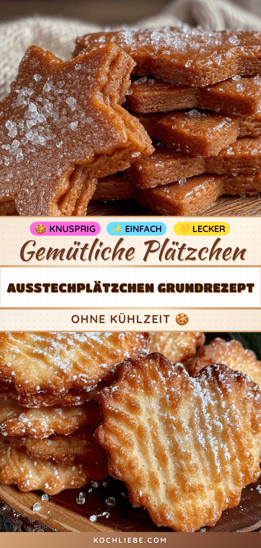 Ausstechplätzchen ohne Kühlzeit recipe