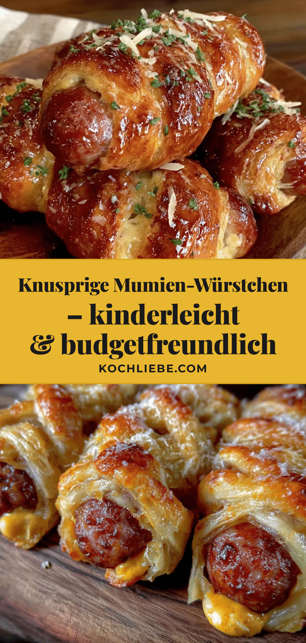 Beste knusprige Mumien-Würstchen recipe