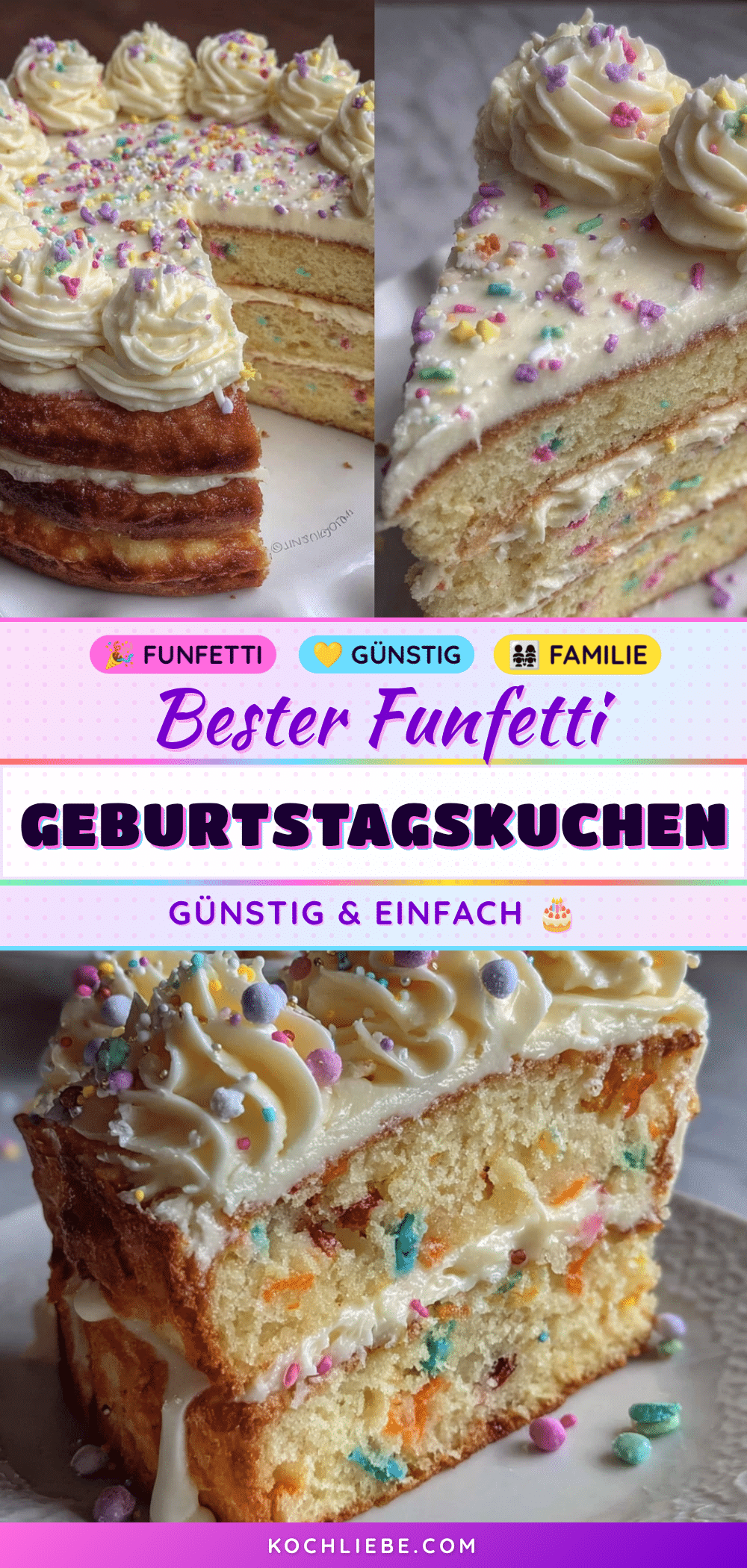 Bester Funfetti-Geburtstagskuchen recipe