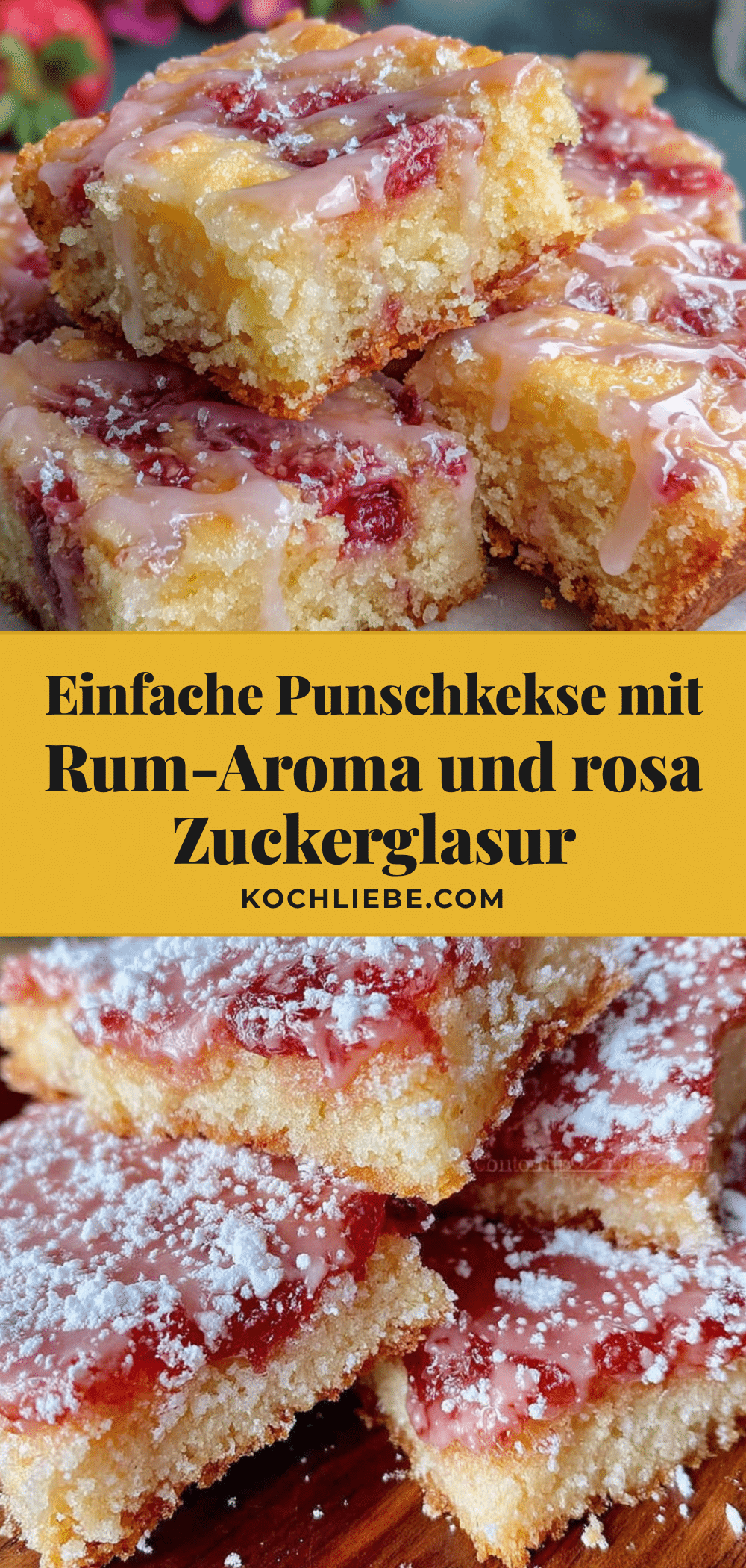 Einfache Punschkekse mit Rum-Aroma recipe