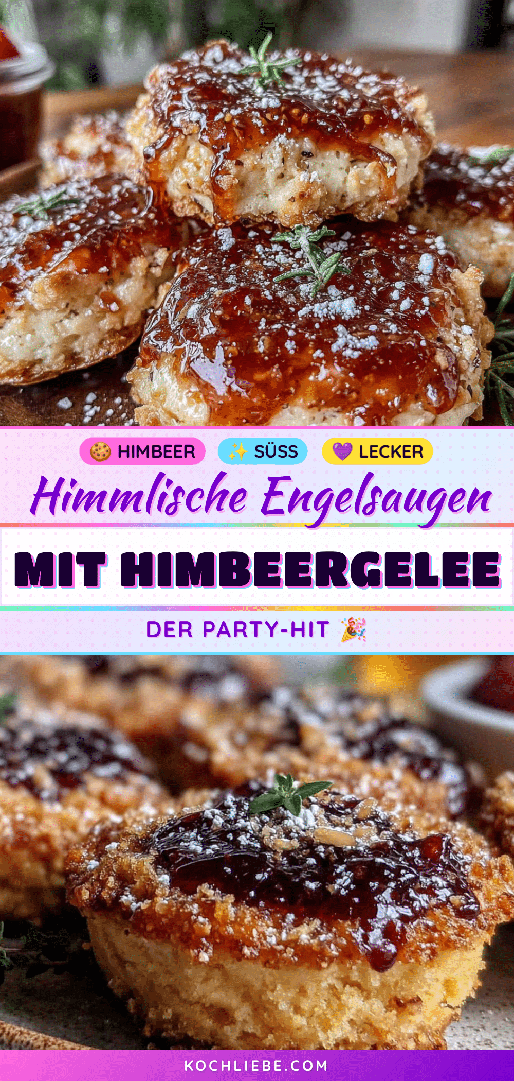 Engelsaugen mit Himbeergelee recipe