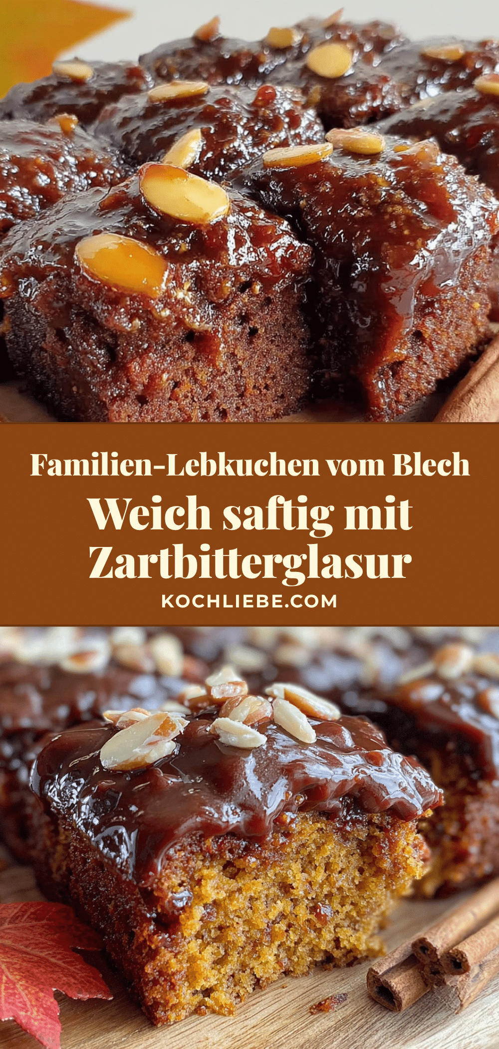 Familien-Lebkuchen vom Blech recipe