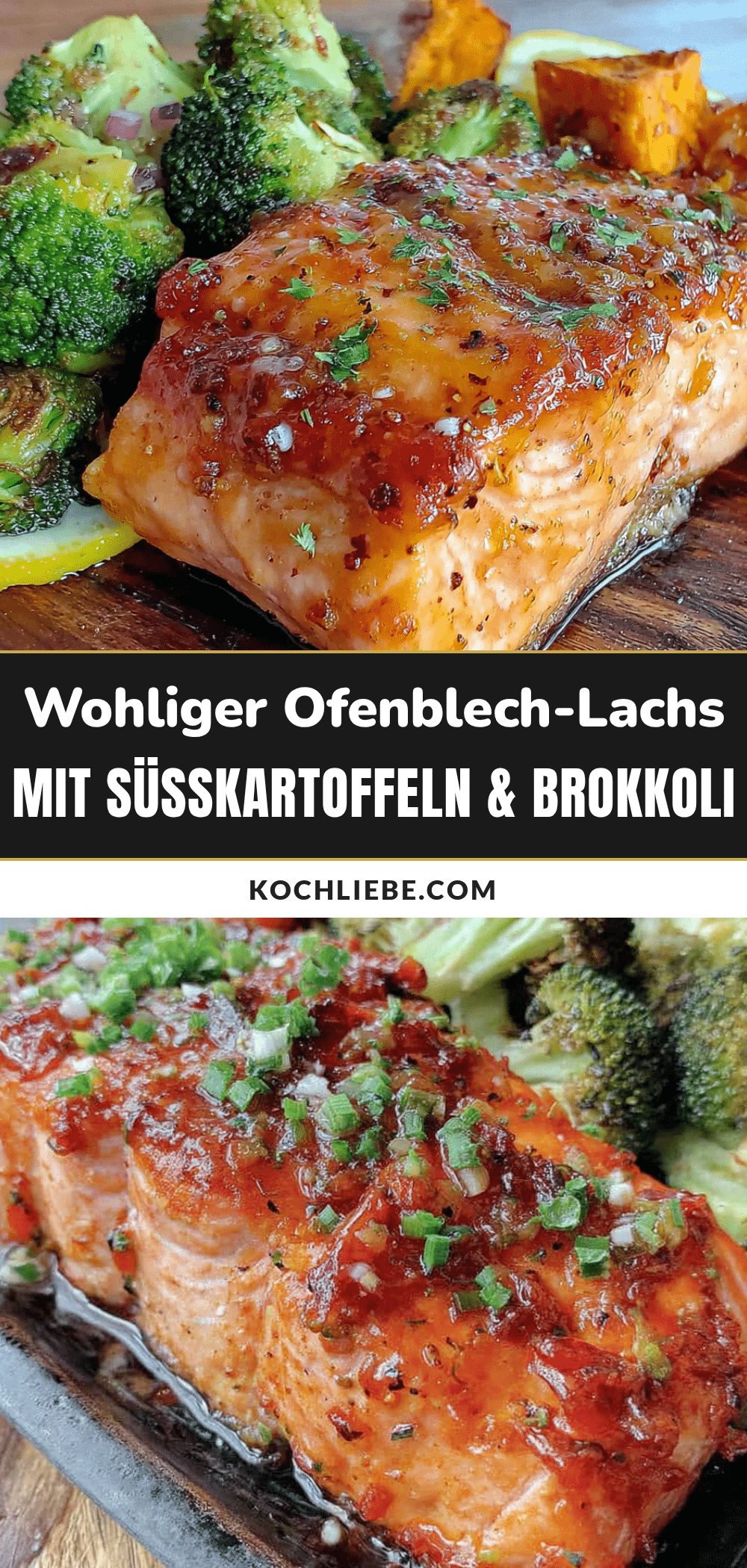 Ofenblech-Lachs mit Süßkartoffeln recipe