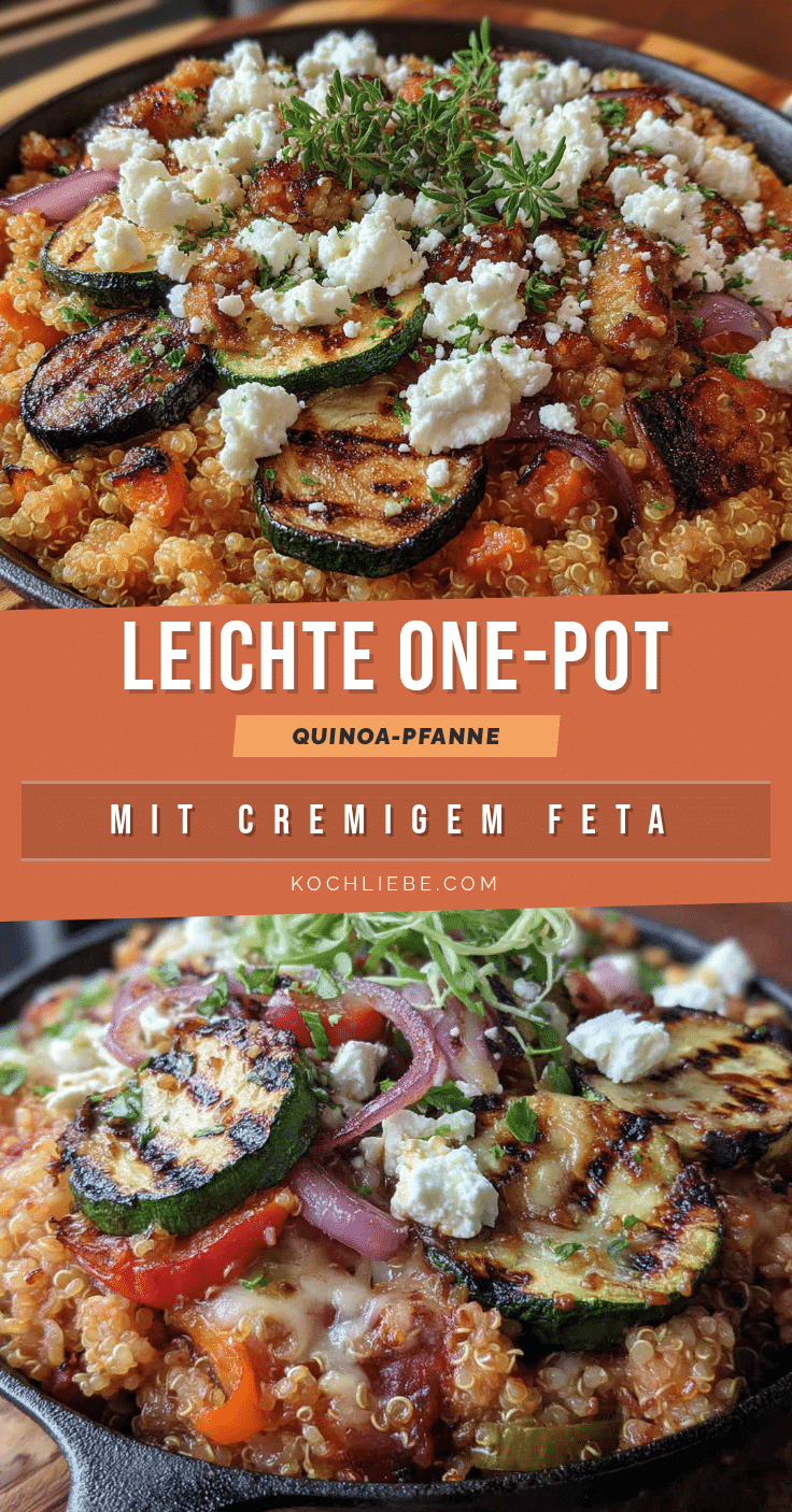 One-Pot Quinoa-Pfanne mit cremigem Feta recipe