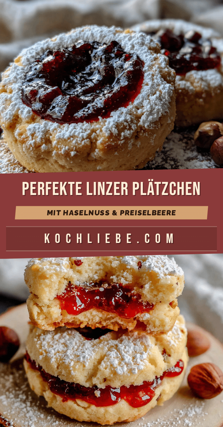 Perfekte Linzer Plätzchen mit Haselnuss recipe