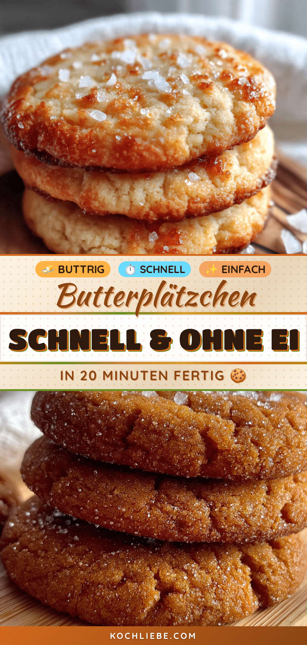 Schnelle Butterplätzchen ohne Ei recipe