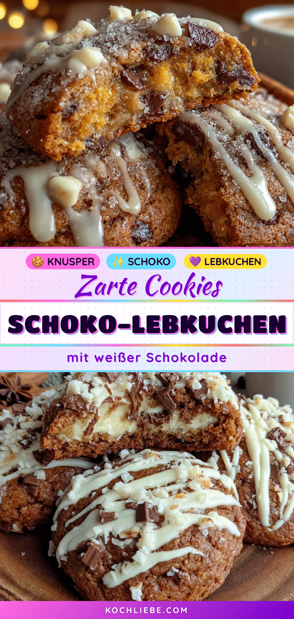 Schoko-Lebkuchen-Cookies recipe