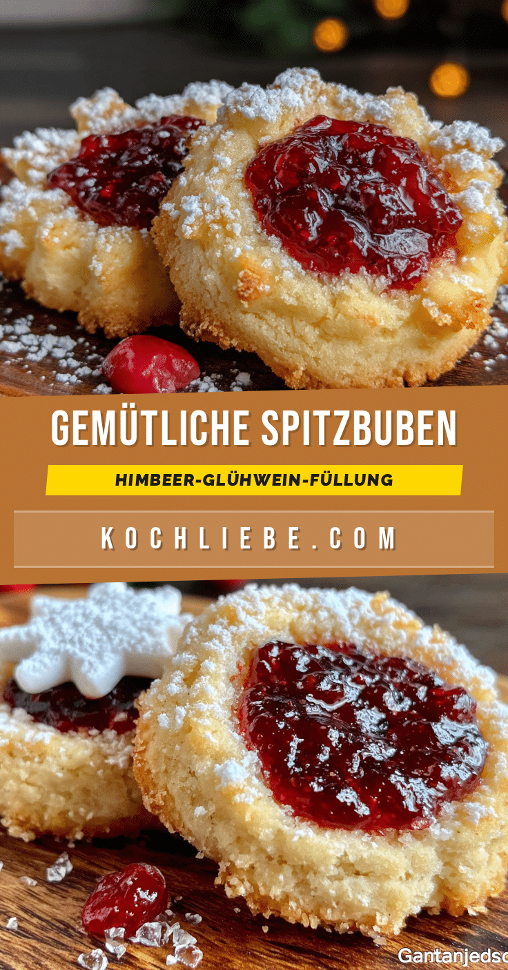 Spitzbuben mit Himbeer-Glühwein-Füllung recipe