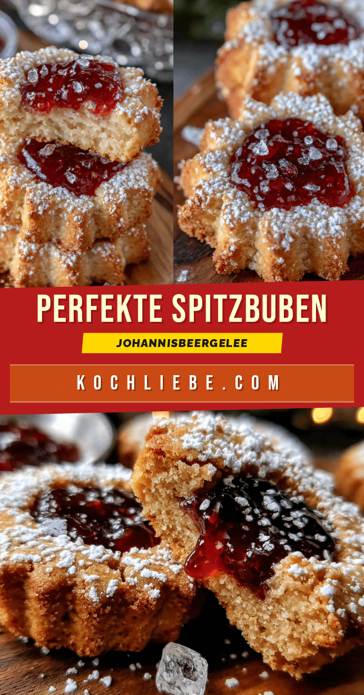 Spitzbuben mit Johannisbeergelee recipe