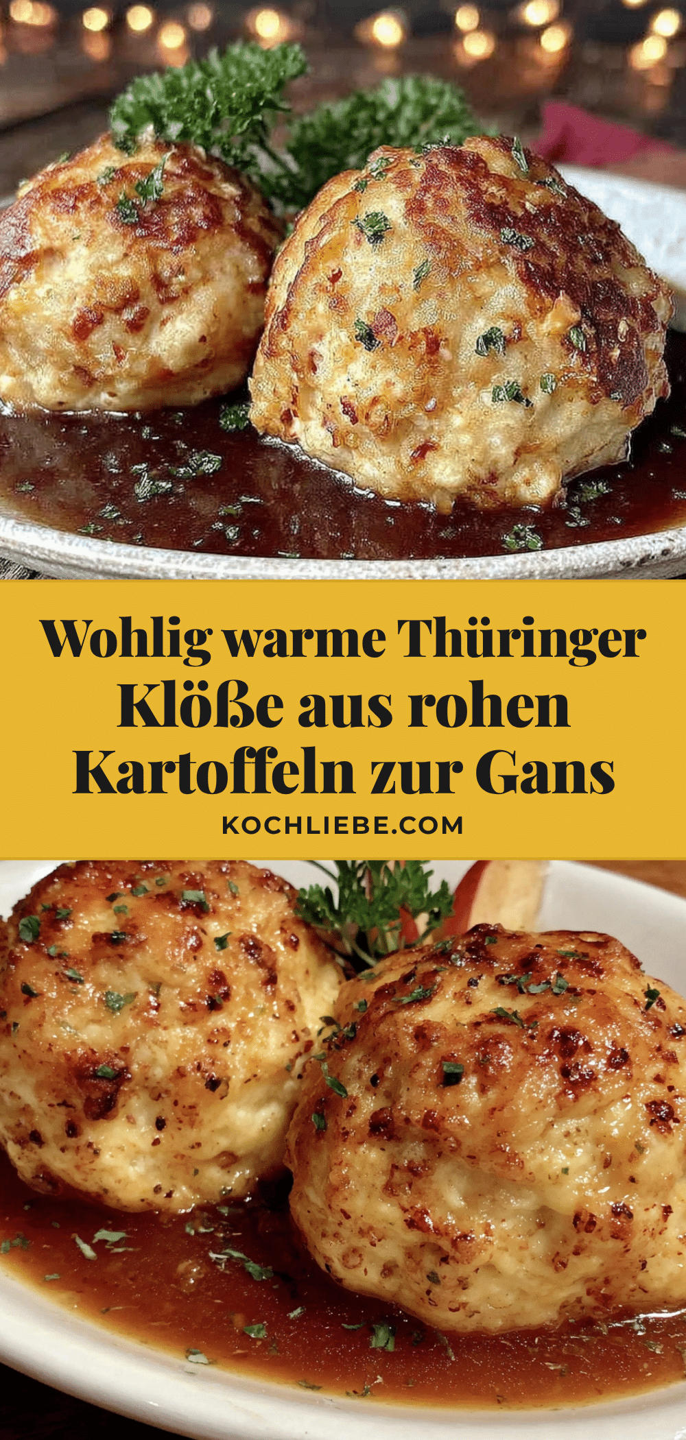 Thüringer Klöße aus rohen Kartoffeln recipe