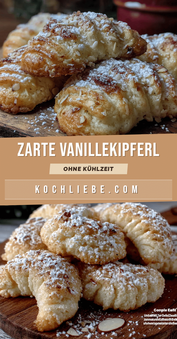 Vanillekipferl ohne Kühlzeit recipe