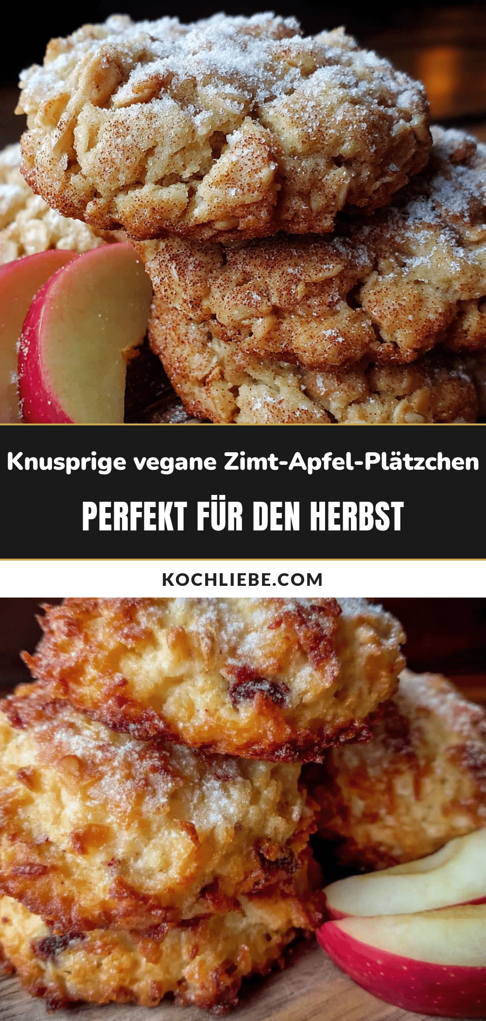 vegane Zimt-Apfel-Plätzchen recipe