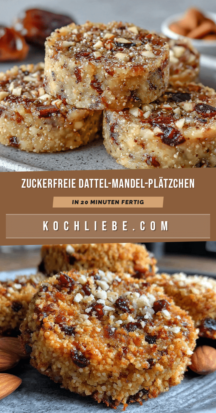 zuckerfreie Dattel-Mandel-Plätzchen recipe